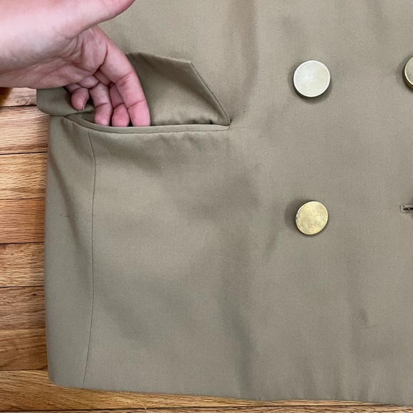 Vintage Tan Oversized Blazer - Picture 7 of 14